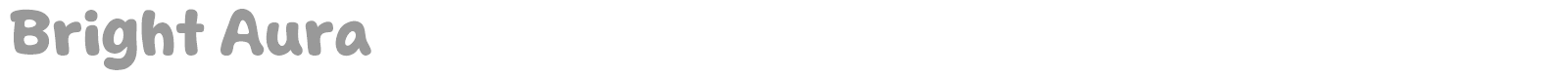 Bright Aura font preview